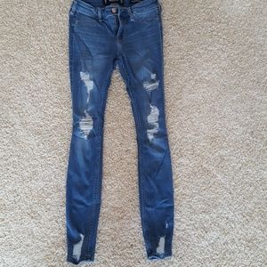 Hollister ripped jeans